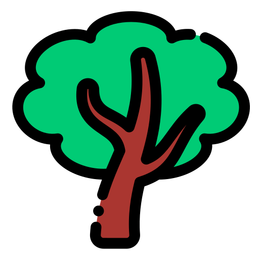 arbre Generic Outline Color Icône