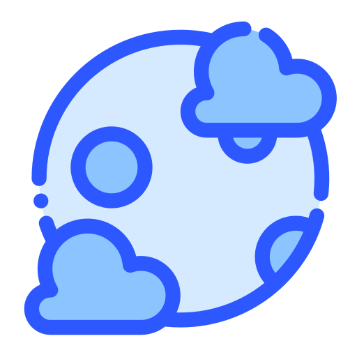満月 Generic Blue icon