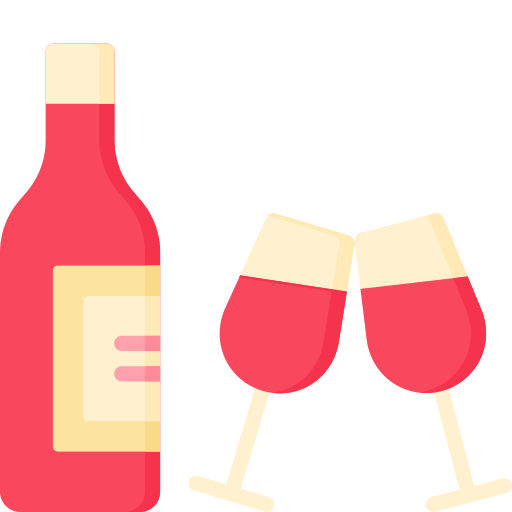 rode wijn Generic Flat icoon