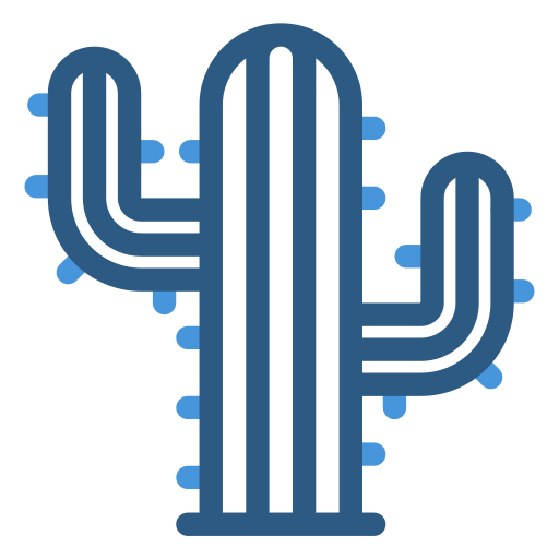 cactus Generic Outline Color icono