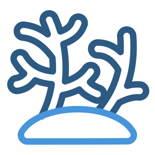 Coral reef Generic Outline Color icon