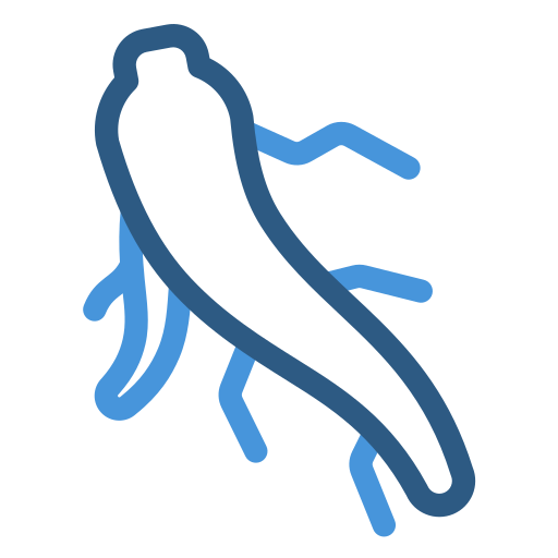 Ginseng Generic Outline Color icon