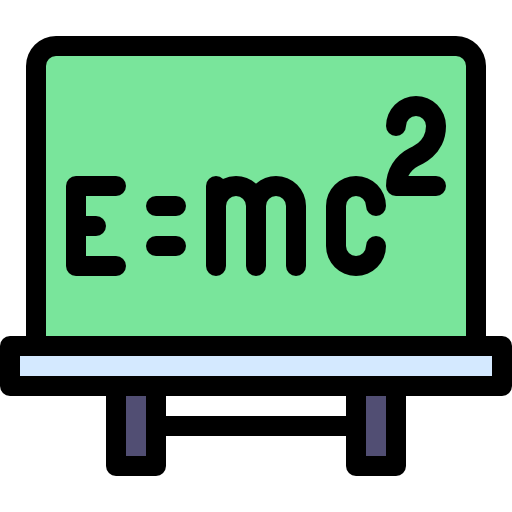 Einstein Detailed Rounded Lineal color icon