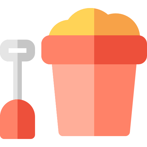 Bucket Basic Rounded Flat icon