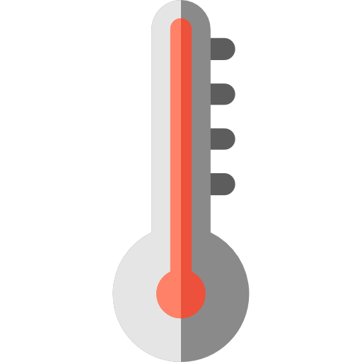 termometro Basic Rounded Flat icona