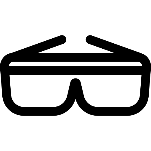 occhiali da sole Basic Rounded Lineal icona