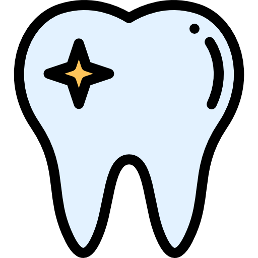 歯 Detailed Rounded Lineal color icon