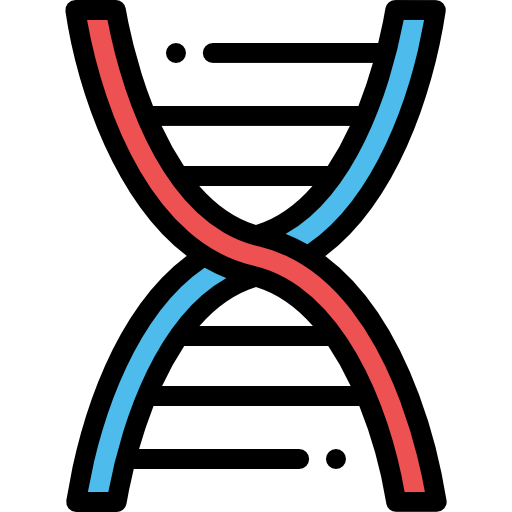 dna Detailed Rounded Lineal color icona