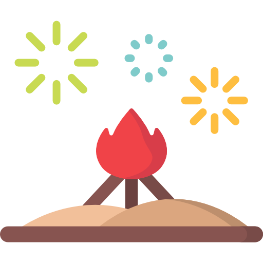 Bonfire Special Flat icon