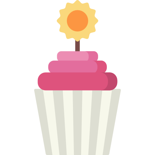 cupcake Special Flat icoon