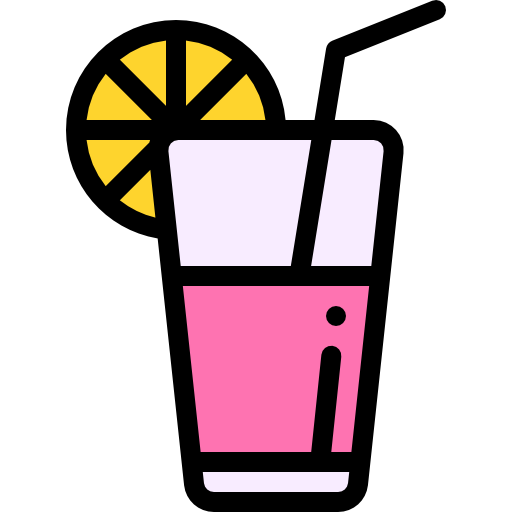 ジュース Detailed Rounded Lineal color icon