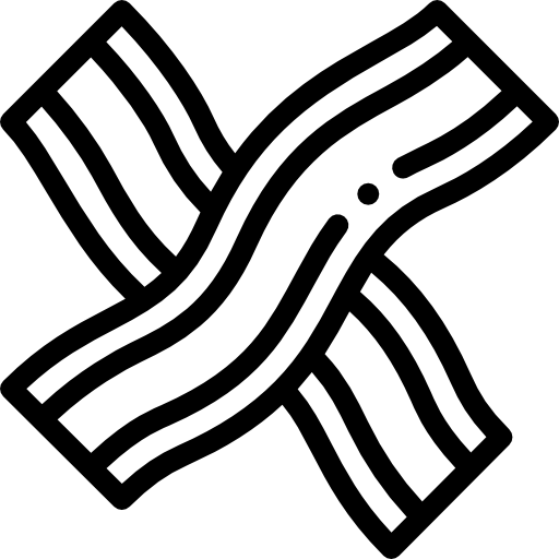 ベーコン Detailed Rounded Lineal icon