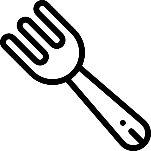 フォーク Detailed Rounded Lineal icon