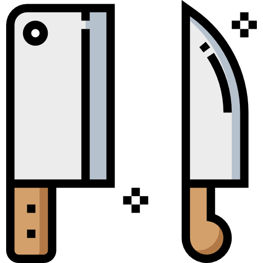 cuchillo Meticulous Lineal Color icono