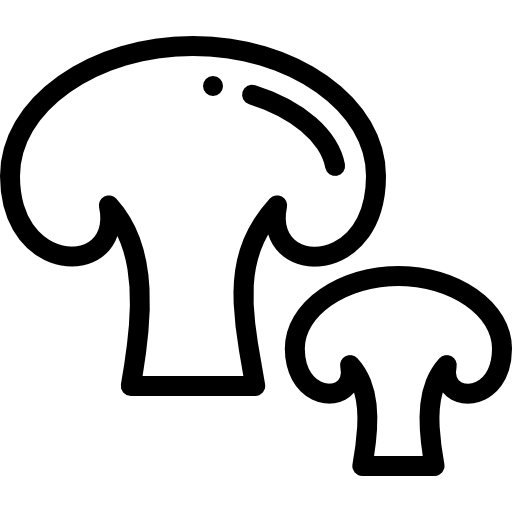 paddestoel Detailed Rounded Lineal icoon