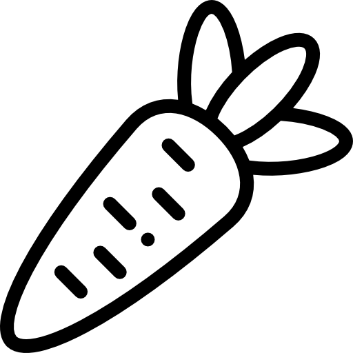 にんじん Detailed Rounded Lineal icon