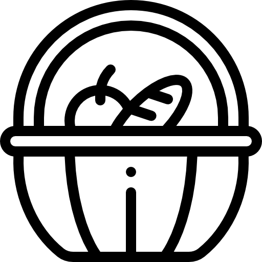 ピクニックバスケット Detailed Rounded Lineal icon