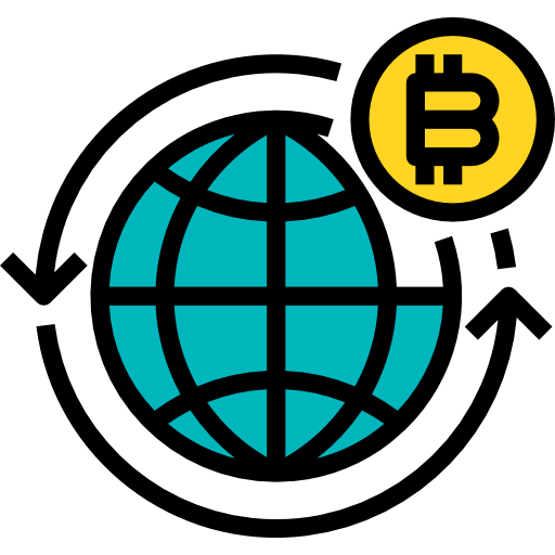 bitcoin itim2101 Lineal Color icon