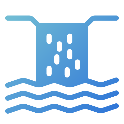 wodospad Generic Flat Gradient ikona