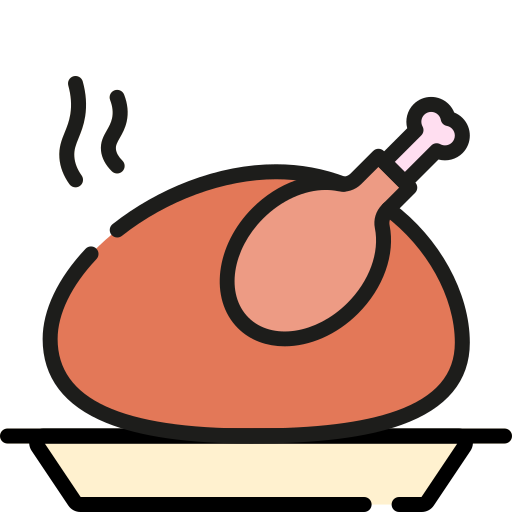 ローストチキン Generic Outline Color icon