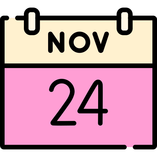 data del calendario Generic Outline Color icona