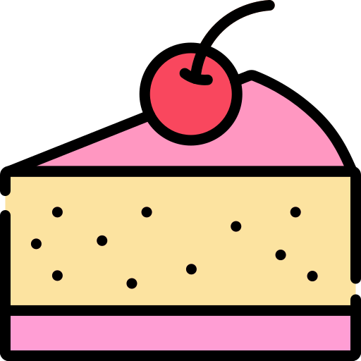 pedazo de pastel Generic Outline Color icono