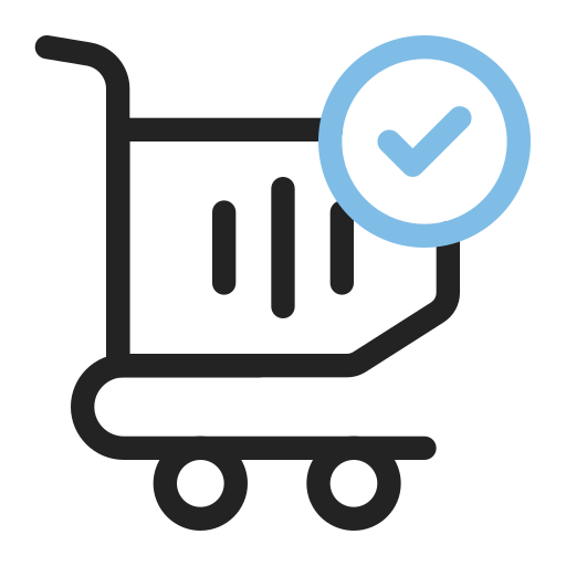 Shopping cart Generic Outline Color icon