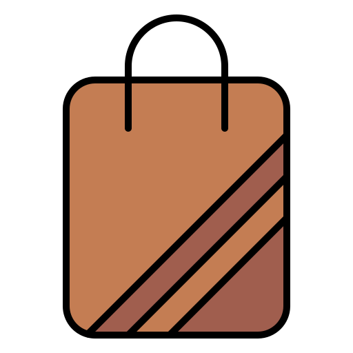 紙袋 Generic Outline Color icon