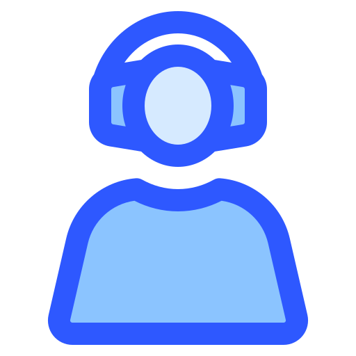 顧客サービス Generic Blue icon