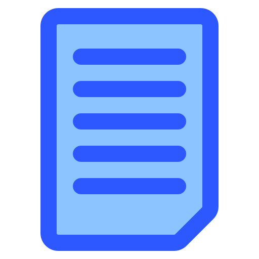 문서 Generic Blue icon