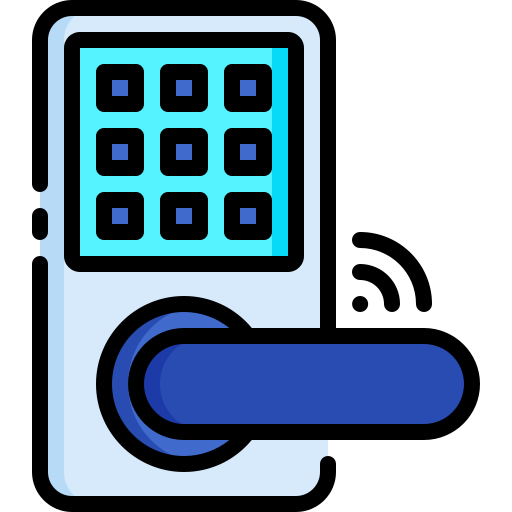 Smart lock Generic Outline Color icon