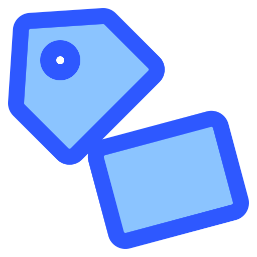 가격 인하 Generic Blue icon