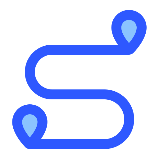 route Generic Blue icon