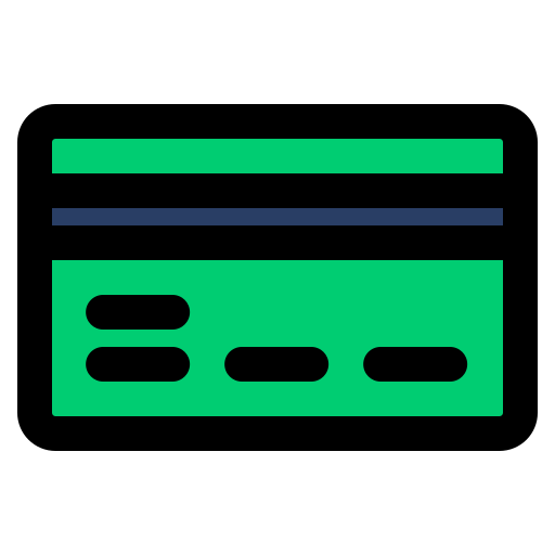 Credit card Generic Outline Color icon