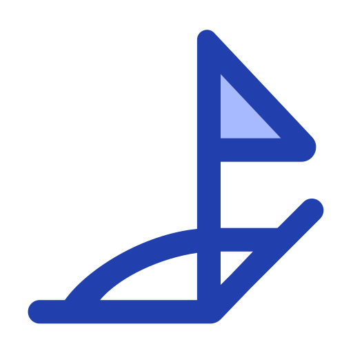 コーナー Generic Blue icon