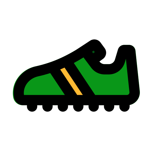zapatos de fútbol Generic Outline Color icono