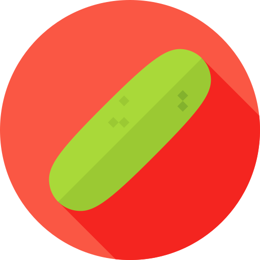 キュウリ Flat Circular Flat icon