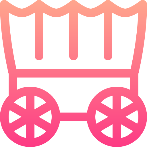 Wagon Basic Gradient Lineal color icon