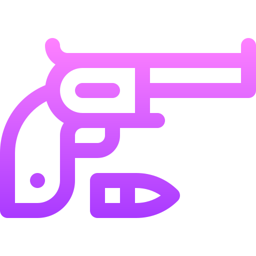 pistola Basic Gradient Lineal color icono