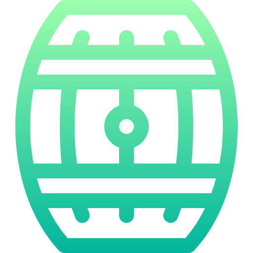 Barrel Basic Gradient Lineal color icon
