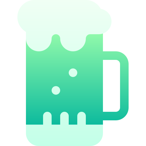 맥주 잔 Basic Gradient Gradient icon