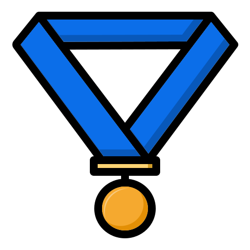 Medal  Generic Outline Color icon