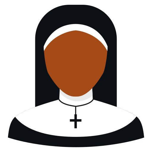 siostra zakonna Generic Flat ikona