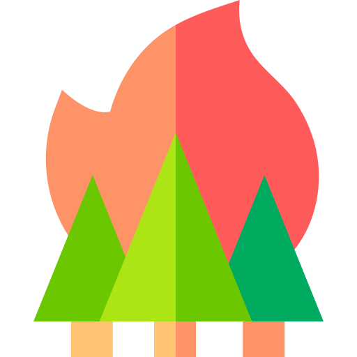 Wildfire Basic Straight Flat icon