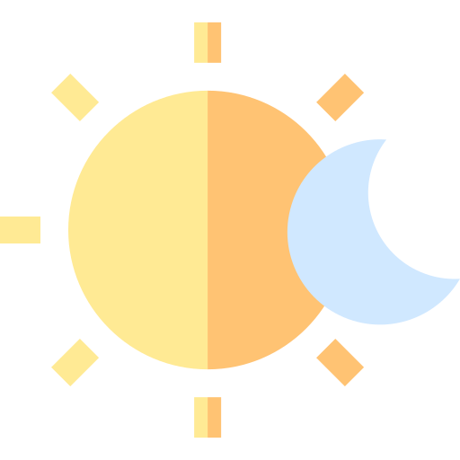 日食 Basic Straight Flat icon