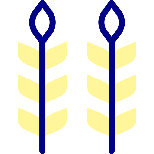trigo Detailed Mixed Lineal color icono
