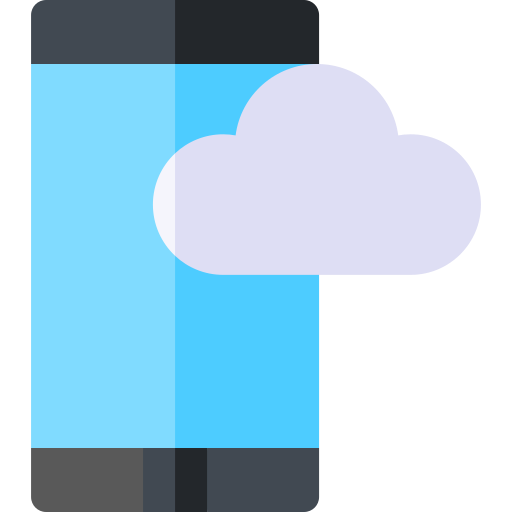 cloud-daten Basic Rounded Flat icon