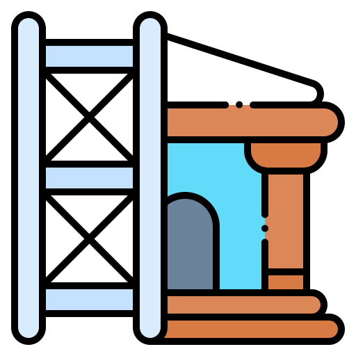 costruzione Generic Outline Color icona