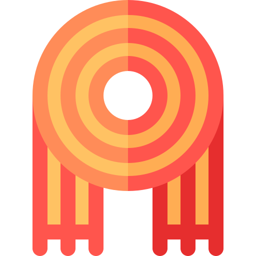 bufanda Basic Rounded Flat icono