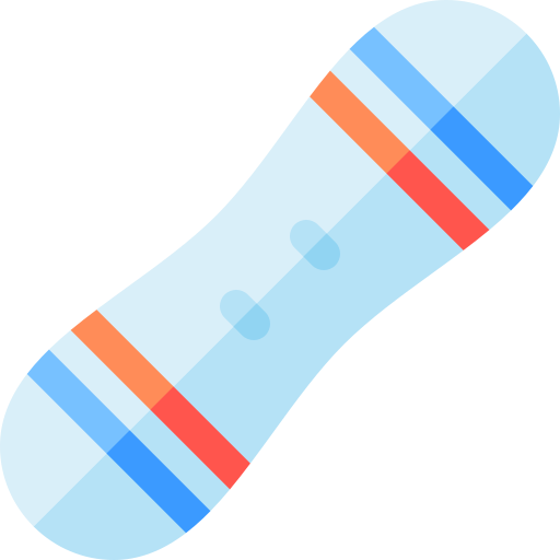 snowboard Basic Rounded Flat Icône